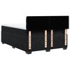 vidaXL Sommier &agrave; lattes de lit avec matelas Noir 140x190 cm Velours