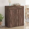 vidaXL Buffet ch&ecirc;ne marron 80x42,5x93 cm bois d'ing&eacute;nierie