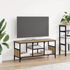 vidaXL Meuble TV Ch&ecirc;ne artisanal 100 x 35 x 45 cm