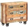 vidaXL Buffet 80x30x70 cm Bois de r&eacute;cup&eacute;ration solide