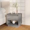 vidaXL Table de chevet Sonoma gris 45x34x44 cm bois d'ing&eacute;nierie