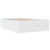 vidaXL Cadre de lit sans matelas blanc 140x200 cm