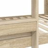 vidaXL Lit Superpos&eacute; pour Enfants Ch&ecirc;ne Sonoma 100 x 200 cm