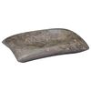 vidaXL Lavabo Gris 50x35x10 cm Marbre