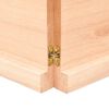 vidaXL Étagère murale 120x60x(2-4) cm bois de chêne massif non traité