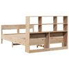 vidaXL Lit biblioth&egrave;que sans matelas 140x200 cm bois massif de pin