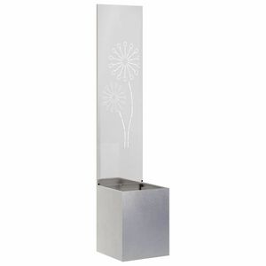 vidaXL &Eacute;cran de confidentialit&eacute; de jardin Argent 32 x 32 x 150 cm