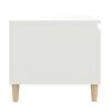 vidaXL Table basse Blanc 100x50x45 cm Bois d'ing&eacute;nierie