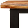 vidaXL Banc avec bord vivant 160 cm bois d'acacia massif