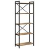 vidaXL &Eacute;tag&egrave;re Ch&ecirc;ne artisanal 60 x 30 x 155 cm Bois d'ing&eacute;nierie