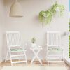 vidaXL Coussins de chaise de jardin lot de 2 multicolore 50x50x4 cm