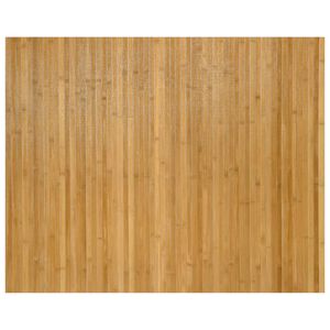 vidaXL Tapis rectangulaire naturel 80x100 cm bambou