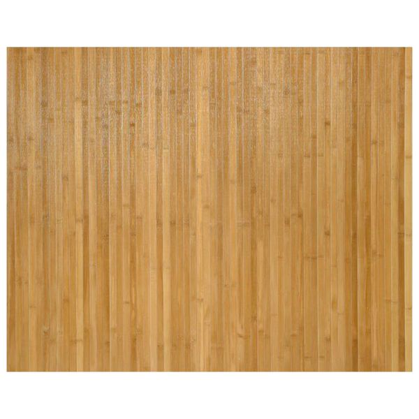 vidaXL Tapis rectangulaire naturel 80x100 cm bambou