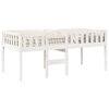 vidaXL Lit pour enfants sans matelas blanc 90x200cm bois de pin massif