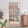 vidaXL Porte int&eacute;rieure 102,5x201,5 cm Blanc Verre ESG et aluminium