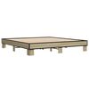 vidaXL Cadre de lit sans matelas ch&ecirc;ne sonoma 160x200 cm