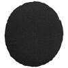 vidaXL Coussins de si&egrave;ge 2 pcs Noir &Oslash;60 x 21 cm tissu