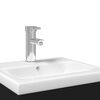 vidaXL Armoire lavabo de salle de bain avec bassin int&eacute;gr&eacute; noir