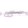 vidaXL Cadre de lit Cire marron 200 x 200 cm Bois de Pin Massif