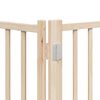 vidaXL Barri&egrave;re pour chien porte pliable 8 panneaux bois de peuplier