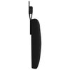 vidaXL T&ecirc;te de lit suspendue Noir 190 x 55 x 7 cm Velours