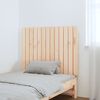 vidaXL T&ecirc;te de lit murale 82,5x3x60 cm Bois massif de pin