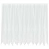 vidaXL Rideau en Dentelle Floral Blanc 160 x 300 cm Polyester