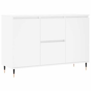 vidaXL Buffet blanc 101,5x35x70 cm bois d'ing&eacute;nierie