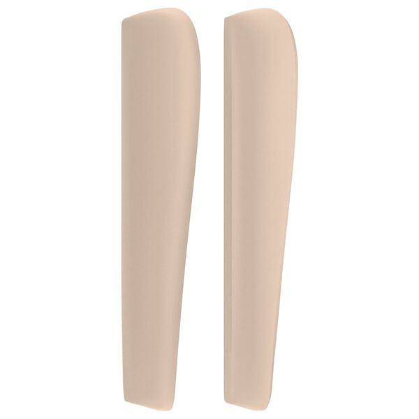 vidaXL T&ecirc;te de lit avec oreilles Cappuccino 83x23x118/128cm Similicuir