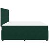 vidaXL Sommier &agrave; lattes de lit et matelas Vert fonc&eacute; 180x200cm Velours
