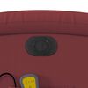 vidaXL Fauteuil inclinable de massage &eacute;lectrique rouge bordeaux