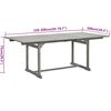 vidaXL Ensemble &agrave; manger de jardin 7 pcs Bois d'acacia massif