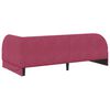 vidaXL Cadre de lit d'angle avec matelas 2 pcs Vert Velours