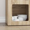 vidaXL Buffet Ch&ecirc;ne Sonoma 59 x 35 x 80,5 cm Bois d'ing&eacute;nierie
