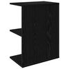 vidaXL Table de chevet ch&ecirc;ne noir 46,5x29x61 cm bois d&rsquo;ing&eacute;nierie