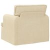 vidaXL Canap&eacute; 60cm Cr&egrave;me M&eacute;tал