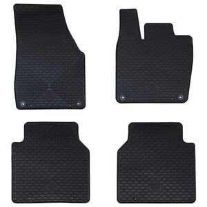 vidaXL Tapis de voiture 4 pc Convient pour VW ID.7 2023- Caoutchouc