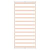 vidaXL Cadre de lit sans matelas blanc 100x200 cm bois massif