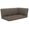 vidaXL Salon de jardin palette 6pcs avec coussins Bois de pin impr&eacute;gn&eacute;