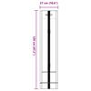 vidaXL Sacs de sable 25 pcs Vert fonc&eacute; 120 x 27 cm HDPE