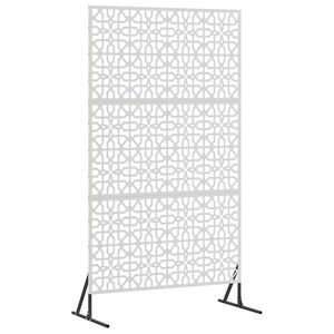 vidaXL &Eacute;cran de confidentialit&eacute; 100 x 50 x 180 cm Acier inoxydable
