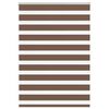 vidaXL Store z&egrave;bre marron 115x150cm largeur du tissu 110,9cm polyester