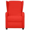 vidaXL Fauteuil de massage Rouge Similicuir