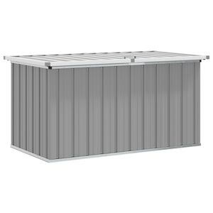 vidaXL Bo&icirc;te de rangement de jardin Gris 129x67x65 cm