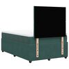 vidaXL Sommier &agrave; lattes de lit et matelas Vert fonc&eacute; 120x200cm Velours
