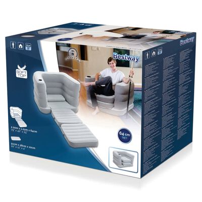 Bestway Fauteuil-lit gonflable Multi Max II 1 personne 67277