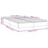 vidaXL Cadre de lit marron fonc&eacute; 120x200 cm tissu