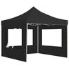 vidaXL Tente de r&eacute;ception pliable et parois Aluminium 2x2 m Anthracite
