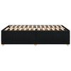 vidaXL Cadre de lit sans matelas noir 120x200 cm tissu