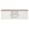 vidaXL Meuble TV Blanc 120x30x40 cm Bois